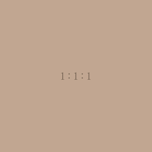 自主盤 3rd single album　1:1:1